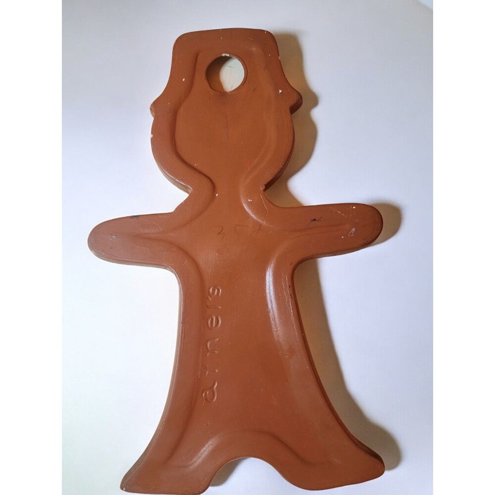 Vintage 1975 Arner's Gingerbread Family Wall Decor Plaques Set 4 Retro Kitchen - Picture 5 of 10